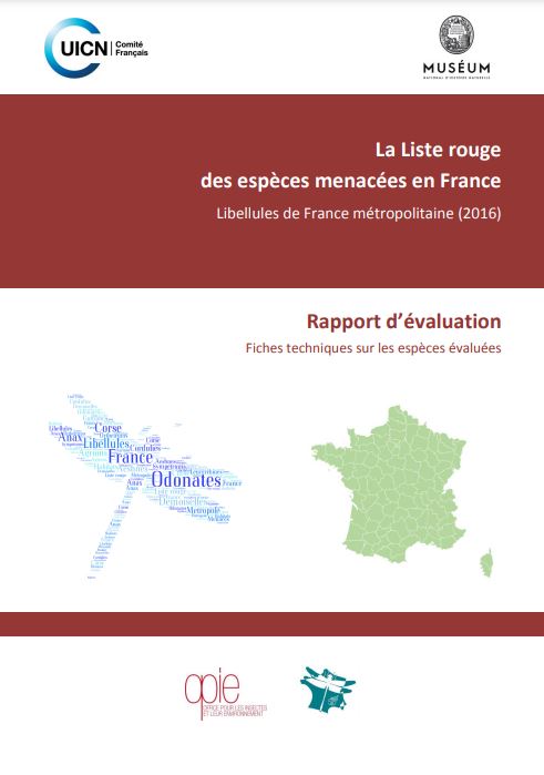 Rapport intégral d’évaluation de la Liste rouge des libellules de France métropolitaine