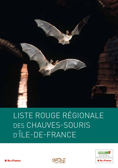 Couverture de la Liste rouge régionale des Chauves-souris d'Île-de-France