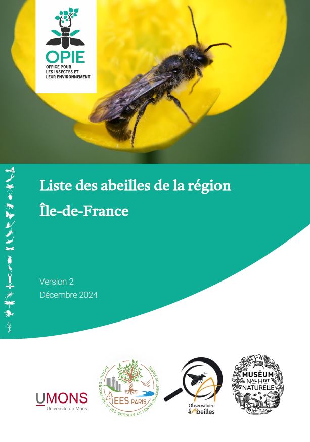 Couverture Liste Abeilles sauvages îdF
