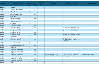 Liste des espèces d'Araignées identifiables à vue en Île-de-France