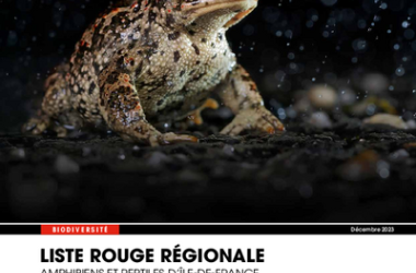 Liste rouge régionale des amphibiens et reptiles d'Île-de-France (2023)