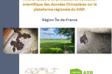 Processus de validation scientifique des données Chiroptères sur GeoNat'îdF